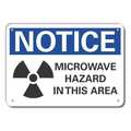 Lyle Plastic Microwave Notice Sign, 7 in H, 10 in W, Plastic, Vertical Rectangle, LCU5-0061-NP_10X7 LCU5-0061-NP_10X7