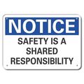 Lyle Reflective  Accident Prevention Notice Sign, 7 in Height, 10 in Width, Aluminum, Vertical Rectangle LCU5-0163-RA_10X7
