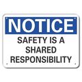 Lyle Notice Sign, 10 in H, 14 in W, Aluminum, English, LCU5-0163-RA_14X10 LCU5-0163-RA_14X10