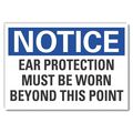 Lyle Hearing  Notice Label, 7 in Height, 10 in Width, Polyester, Vertical Rectangle, English LCU5-0217-ND_10X7