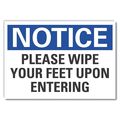Lyle Please Wipe Your, Reflective, Decal, 10"x7", LCU5-0174-ND_10X7 LCU5-0174-ND_10X7