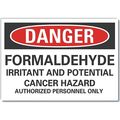 Lyle Danger Sign, 7 in H, 10 in W, Polyester, Vertical Rectangle, English, LCU4-0697-ND_10X7 LCU4-0697-ND_10X7