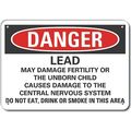 Lyle Danger Sign, 10 in H, 14 in W, Horizontal Rectangle, English, LCU4-0719-NA_14X10 LCU4-0719-NA_14X10