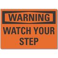 Lyle Decal, Reflective, Warning Watch Your, 10 x 7", 7 in Height, 10 in Width, Reflective Sheeting, English LCU6-0088-RD_10X7