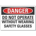 Lyle Decal, Danger Do Not Operate, 5 x 3.5" LCU4-0613-ND_5X3.5
