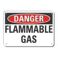 Lyle Danger Sign, 7 in H, 10 in W, Plastic, Vertical Rectangle, English, LCU4-0357-NP_10X7 LCU4-0357-NP_10X7