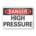 Lyle Refl Alum Danger High Pressure, 10"x7", LCU4-0360-RA_10X7 LCU4-0360-RA_10X7