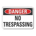 Lyle Alum Danger No Trespassing, 10"x7" LCU4-0371-NA_10X7