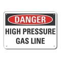 Lyle Decal, Danger High Pressure, Gas 10x7", LCU4-0456-NP_10X7 LCU4-0456-NP_10X7
