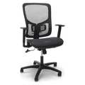 Ofm Mesh Office Chair, 18" to 22-1/2", Adjustable Arms, Black ESS-3055-BLK