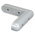 Component Hardware Gray PVC Corner Bumper, Rounded Ends C60-1040