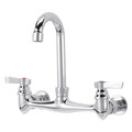 Component Hardware 8" Mount, Commercial OC Wall Mt Faucet 8" with 3-1/2" Gnck S TLL13-8100-SE1Z
