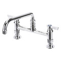 Component Hardware 8" Mount, Commercial OC Wall Mount Faucet 8" with 12" Swivl S TLL13-8112-SE1Z