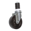 Component Hardware Med Duty 1-1/4" Expanding Stem Caster, Bk CMS2-3BPN