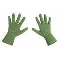Martha Stewart Nitrile Coated Gloves, Palm Coverage, Green, S, PR MTS-GLVNP1-S
