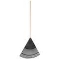 Union Tools 26-tine Leaf Rake with 48"L Hardwood Handle, Polypropylene Tine 64309GR