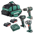 Metabo Cordless Combination Kit, 18.0V, 3 Tools SB 18 LT BL, SSD 18 LTX 200 BL, ULA 14.4