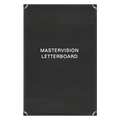 Mastervision Letter Board 2 ft.x3ft., Black, Aluminum Frame LET03031810