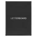 Mastervision Letter Board 22x28", Black LET0303055