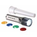 Pelican LED Flashlight with 4 Color Wand, Gray 024900-0001-180