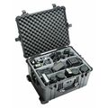 Pelican Black Padded Divider Case, 24.64"L x 19.39"W x 13.78"D 1624