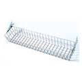 Triton Products 31 In. W x 4 In. H x 6-1/2 In. D Gray Epoxy Coated Steel Wire Basket with Lock-On Hanging Brackets 1715