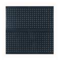 Triton Products (2) 18 In. W x 36 In. H Black Epoxy 18-Gauge Steel Square Hole Pegboards Mounting Hardware LB18-BK