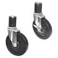 Advance Tabco Cleanroom Table Casters, w/Brakes, PK4 CA-25