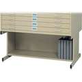 Safco High Base for 4998TSR Flat File, Trop Snd 4979TS