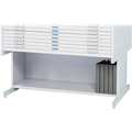 Safco High Base for 4996WHR Flat File, White 4977WH