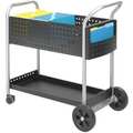 Safco Scoot Mail Cart, 150 Legal 5239BL