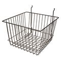 Econoco Grid Deep Basket 12"x 12", Black, 6PK BSK15/B