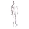 Econoco Mondo Mannequins Edgar White Realistic Male Mannequin, Pose 1 W/ base EAMH-1