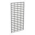 Econoco Wire Slatgrid Panel 2ft. x 4ft., Black, 3PK P3STG24B