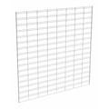 Econoco Wire Slatgrid Panel 4ft. x 4ft., White, 3PK P3STG44W