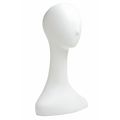 Econoco Mondo Mannequins Female Abstract Head Form, 20" tall, PK2 WH20