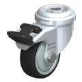 Blickle Kingpin Swivel Caster, PU, 2", Brake LRA-PATH 50KF-FI