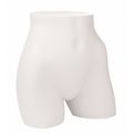 Econoco Mondo Mannequins Female Full Round Butt Hip Form, White TOR-2W109