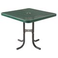 Ultrasite Commercial Park Table, Square, 36", Black 361L-V-BLACK