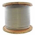 Indusco Cable, 3/16", 7x19", 1/4", 500ft, Clear VcGac 20500826