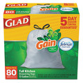 Glad Kitchen Drawstring Bags, Gain Orig, PK240 78900
