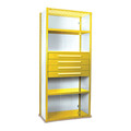 Equipto V-Grip Shelving W/ Drawers, YL, Shelving Style: Closed S4233VNS-YL