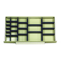 Equipto Mod Drawers Divider Set D, BK 4175D20-BK