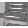Equipto Shelf Drawer, 9"X24"X36", YL, Gauge: 18 ga. S8615N-YL