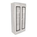 Equipto Quick View Cabinet, 18X36X78, WH QVC361878SU-WH