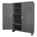 Durham Mfg Cabinet, 60" wide, 14 gauge, 6" legs, 3 adjustable shelves SSC-602484-3S-95