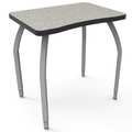 Elo Desks Classroom Desk, 20" D, 27-1/2" W, 26" to 31" H, Gray Nebula, Laminate ELO7171-ADJG4-25