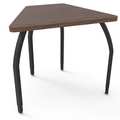 Elo Desks Classroom Desk, 24" D, 33" W, 26" to 31" H, Montana Walnut, Laminate ELO6217-ADJ09-66-66