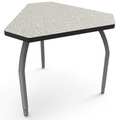 Elo Desks Classroom Desk, 30" D, 34" W, 26" to 31" H, Gray Nebula, Laminate ELO7318-ADJG4-25