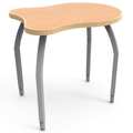 Elo Desks Classroom Desk, 22-1/2" D, 30" W, 26" to 31" H, Fusion Maple, Laminate ELO6600-ADJG4-94-94